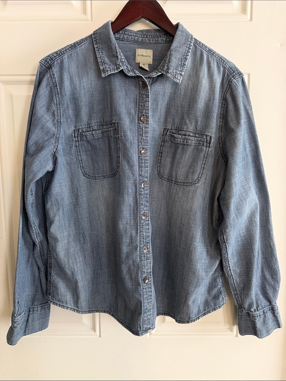G.H. Bass & Co. Light Blue Denim Button-Down Shirt
